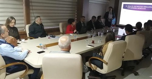 Kaymakamımız Fatih AKKAYA Başkanlığında Kadına Yönelik Şiddetle Mücadele İzleme Değerlendirme ve Koordinasyon Toplantısı yapıldı