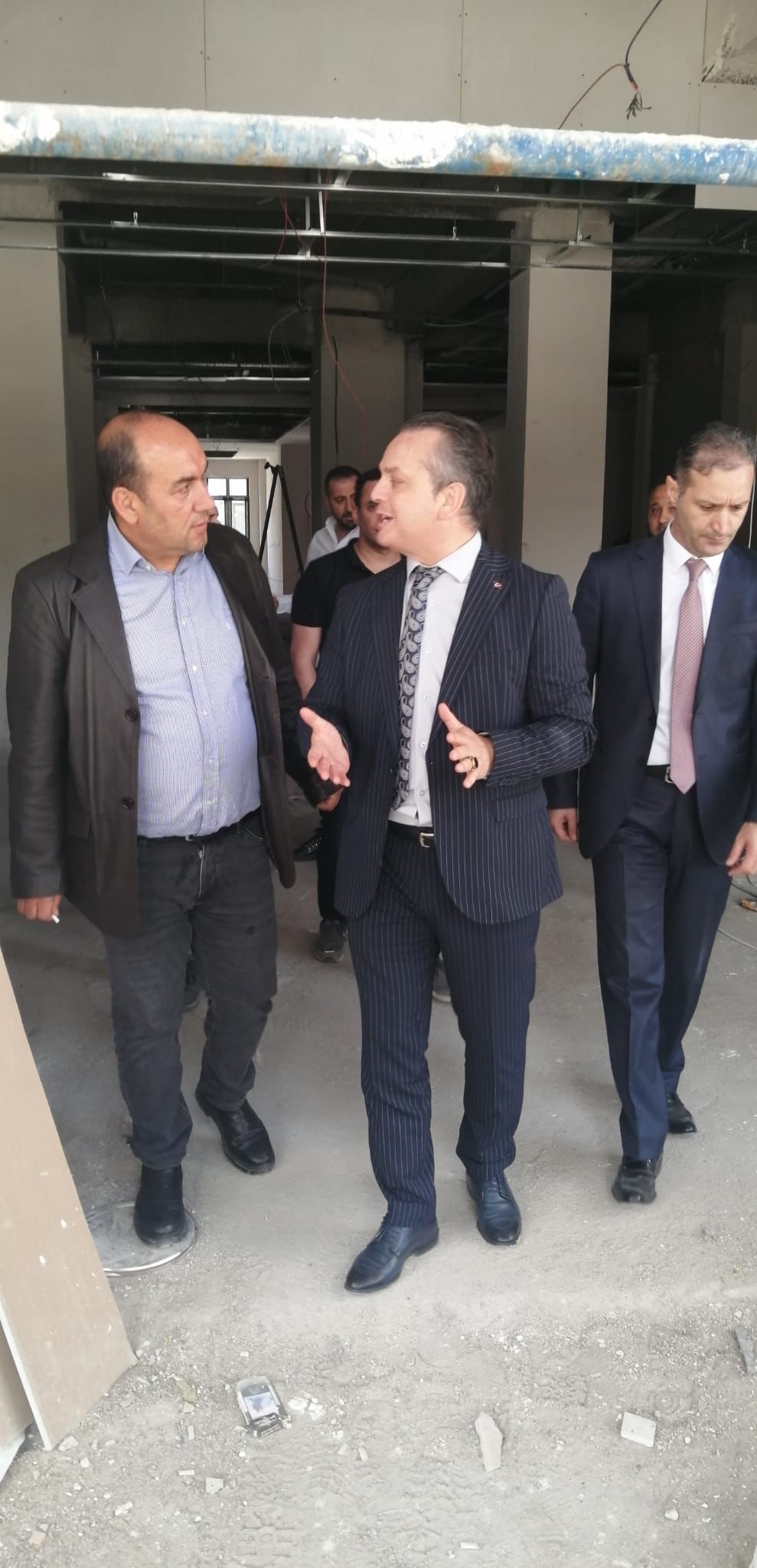 Kaymakam AKKAYA, Yeni Hükümet Konağı İnşaatını İnceledi